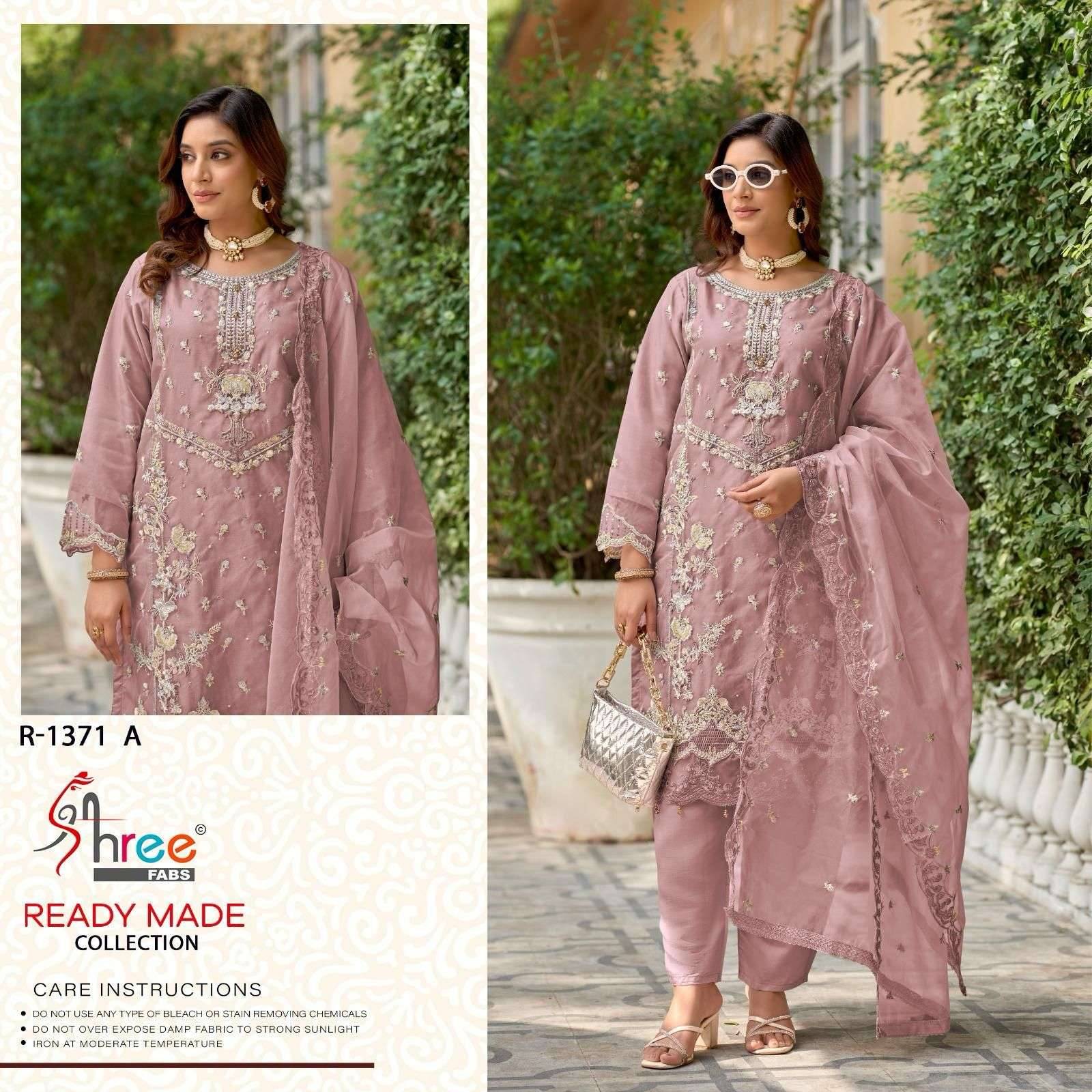 1371 Colors BY Shree fabs 1371 a TO 1371 d SERIES Pakistani Stylish Beautiful Colourful Printed & Roman silk readymade Dresses At Wholesale Price